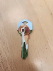 BEAGLE DOG PRINTED KWIKSET KW1/KW10 KEYBLANK