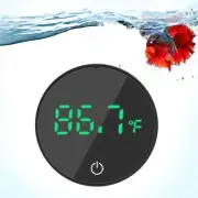 Aquarium Thermometer Rechargeable Digital LED Display Fish Tank Thermometer H...