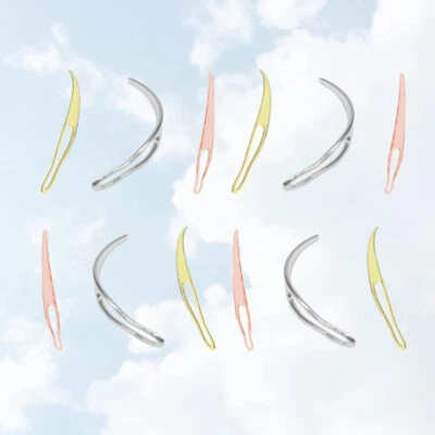 12 Pcs Dreadlocks Crochet Hair Sisterlock Accessory Gold Hook Pull Through Tool