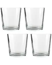 Circleware Simple Home Set Of 4 Double Old Fashioned Glasses