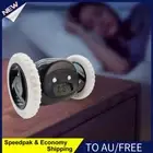 AU Extra Loud Alarm Clock Move Jump Roll Run Away Robot Alarm Clock Funny Gag Gi