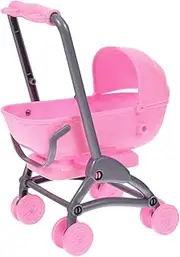 Doll Stroller Realistic Simulation Stroller for Dolls Accessory for Dollhouse Play Lightweight Compact Design Birthdays Special Occasions