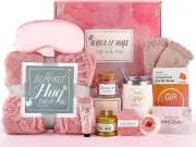 Get Well Gift Basket,Care Package for Women,Self Care Gifts with Tumbler and Pin