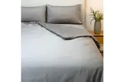 Protect-A-Bed Signature Tencel Quilt Cover Set - Charcoal - Single