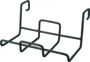 Square Planter Holder with Hanger, Steel, Black, Powder coated