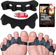 Correct Toes Adjustable Toe Spacers Toe Separators for Foot and Bunion Pain