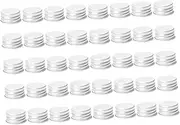 Gatuida 50Pcs Aluminum Screw Caps for Milk Bottles Canning Jars Reusable Leak Airtight Lids for Travel Storage and Dispensing Cosmetics Food Products