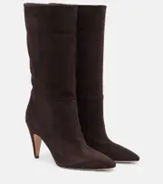 [Gianvito Rossi] Gianvito Rossi 85 suede boots AU 10 brown