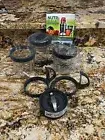NutriBullet 3 18oz Short Cups 2 Handle Lid Rims 1 Mixer Blade 1 Cover 1 Book