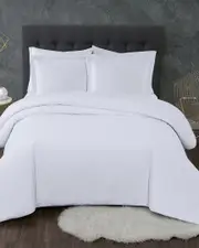 Truly Calm Antimicrobial White 3Pc Duvet Set