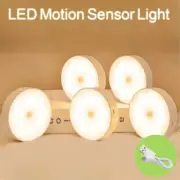 Motion Sensor LED Night Light USB Rechargeable Night Lamp For Kitchen Cabinet