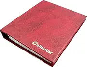 Banknotes Album Folder Book Notes Banknote with 10 Pages and 10 Dividers - Very Big Capacity - RED