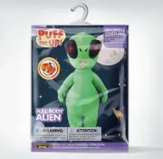 Puff Me Up full Body Alien Inflatable Costume Ages 7 - 10 Years Old