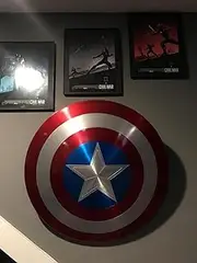 Medieval Armor Captain America Shield Replica Metal Prop 75th Anniversary Avengers