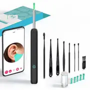 Ear Cleaner Ear Wax Remover 8Pcs Ear Pick Kit Wireless Ear Wax Removal Tool Camera Visual Scoop