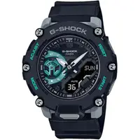 在飛比找蝦皮商城優惠-CASIO G-SHOCK 碳核心防震200米計時錶/黑綠/