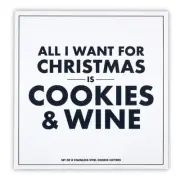 Cookie Cutters Book Box Cookies & Wine Stainless Steel Tools 9 in x 8.6 in 2 PK