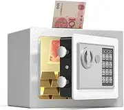 Small Password Safe Hotel Office Anti-theft File Jewelry Mini In-wall Bedside Cabinet Storage Box Gold