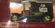 MATCHBOX YESTERYEAR Y-12 1912 MODEL T FORD DELIVERY Captain Morgan Rum Delivery
