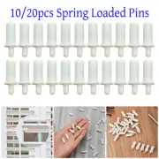 up 100x Spring Loaded Replacement Pins For Plantation Shutter Louver Repair Pin