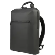 Tucano GOMMO Backpack for Laptop 15.6" Macbook Pro 16" - Black Rubberized Material - Breathable Mesh Back - Trolley strap [BKGOM15-BK]