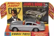007 JAMES BOND CORGI SPECIAL EDITION 60th ANNIVERSARY SILVER ASTON MARTIN DB5