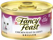 Fancy Feast Wet Cat Food Grilled Chicken Feast in Gravy 24 x 85g