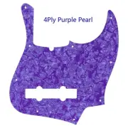 Parts For US Fender Deluxe 5 String Jazz Bass Guitar Pickguard, Purple Pearl