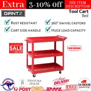 Giantz Tool Cart Trolley Box 3-Tier Toolbox Garage Workshop Mechanic Organiser