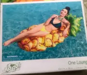 BESTWAY Pineapple Pool Float H2O GO! 60.6" x 35.8" x 9.1"