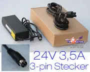 24V 3,5A Supply 3-PIN Plug Receipt Printer Epson PS170 PS-180 TM-T88II III KB