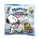 小禮堂 Snoopy 方形束帶棉質兒童椅墊 (藍讀書款)