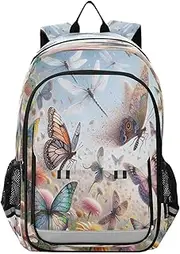 [Joisal] Two Kittens School Backpack Boys Waterproof Kids Backpack Travel Ages 6-12