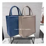 LINDA❤️代購 CHARLES & KEITH 小CK 簡約丹寧手提包 牛仔 奶茶 CK2-30782325-1