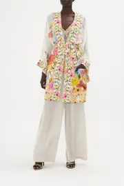 KIMONO WITH TIE BELT SUNLIGHT SYMPHONY