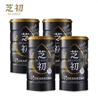 在飛比找momo購物網優惠-【芝初】高鈣黑芝麻粉x4罐(380g/罐)