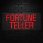 Fortune Teller Sign for Window/Wall Displays | LED Flex Neon | 32"W x 13"H x 1"D