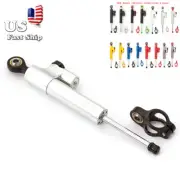 CNC Silver&Black Steering Damper Stabilizer Linear Reversed Control Safety 1xpcs
