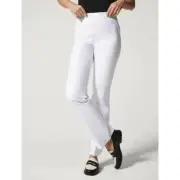 SPANX On The Go Kick Flare Pull-On Pant XL Classic White Pockets 20373R 26" Ins