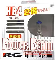 Racing Gear GB4P Halogen Bulb, Power Beam 3400K, HB4, Pack of 2