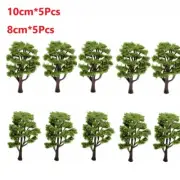10pcs Train/Railway Model Trees Scenery Diorama Layout Artificial Tree 8cm/10cm