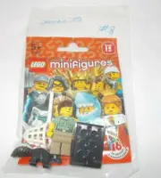 LEGO MINI FIGURES SERIES 15 # 8 SKUNK CATCHER