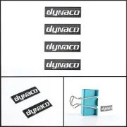 DYNACO logo badge Sticker Decal DIY waterproof 30.1mm(1.2")X9.1mm(0.4")