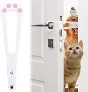 Adjustable Cat Door Strap, Door Stopper for Dogs, Pet Door Lock for Cat Door, Door Lock, Alternative Safety Lock