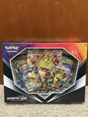 Pokemon TCG Meowth VMAX Special Collection Box - 4 Booster Evolutions Cosmic New