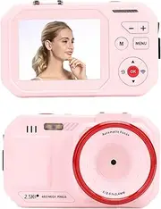 48MP Digital Camera, Autofocus 16x Digital Video Camera WiFi Dual Screens Design 2.8 Inch HD Color Display Screen for Photography (Pink)