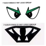 LEGO 2160 - Aquazone: Aquaraiders I - Crystal Scavenger - STICKER SHEET 1 & 2