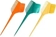 Baluue 3pcs Professional Hair Coloring Brush for Hair Dye Applicator Salon Tool Dye Tint Brush