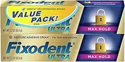 [Fixodent] Ultra Max Hold Denture Adhesive, 2.2 Ounce (Pack of 2)