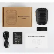 Wireless Bluetooth Headset PTT Microphone Speaker for Zello Real-PTT POC Radio